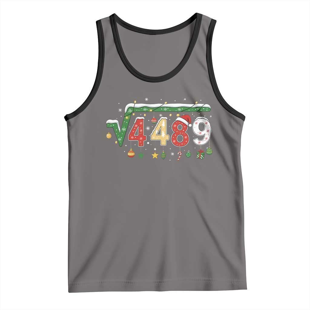 Math 67 Meme Funny Six Seven Funny Christmas Tank Top Funny Math Teacher Teen Slang Boys Kids Xmas Pajamas TS10 Deep Heather Black Print Your Wear
