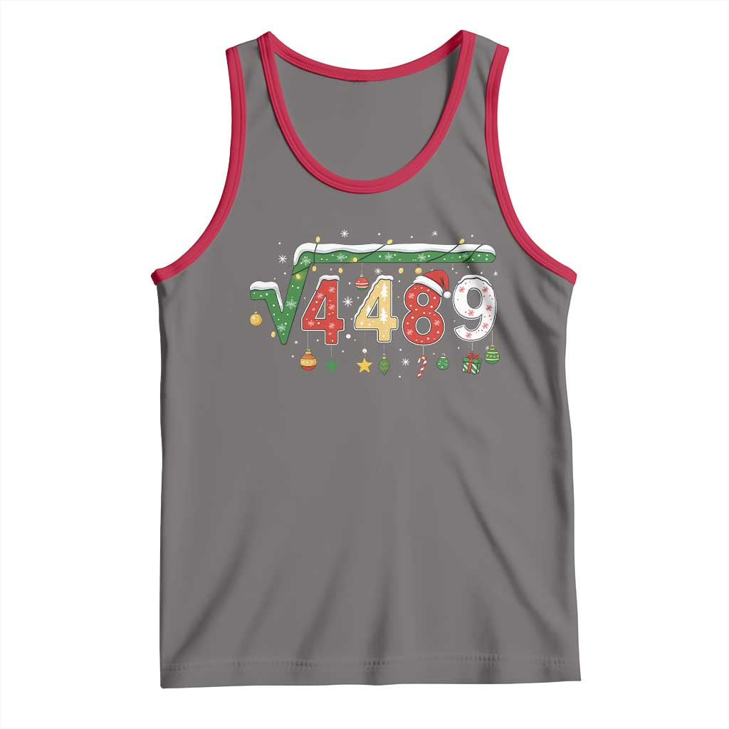 Math 67 Meme Funny Six Seven Funny Christmas Tank Top Funny Math Teacher Teen Slang Boys Kids Xmas Pajamas TS10 Deep Heather Red Print Your Wear
