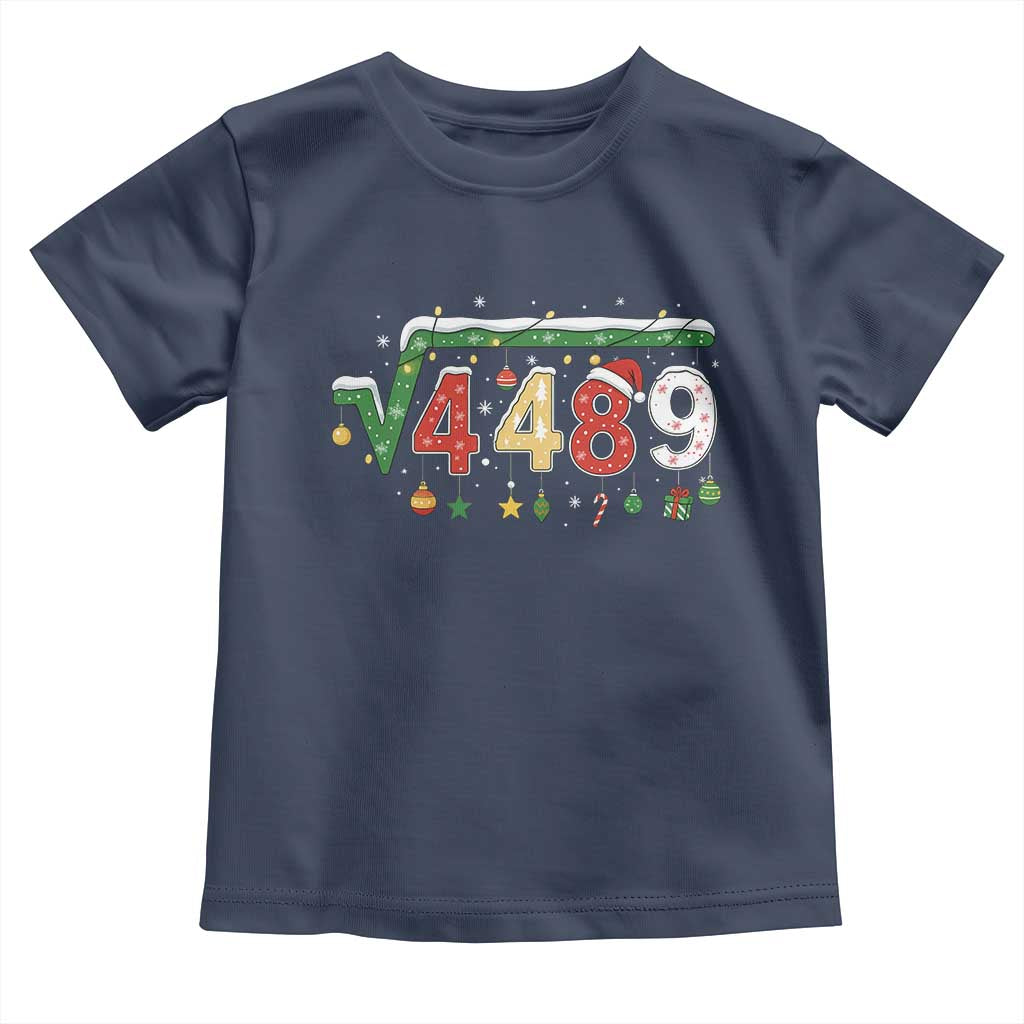Math 67 Meme Funny Six Seven Funny Christmas Toddler T Shirt Funny Math Teacher Teen Slang Boys Kids Xmas Pajamas TS10 Navy Print Your Wear
