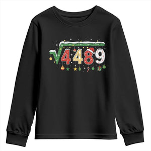 Math 67 Meme Funny Six Seven Funny Christmas Youth Sweatshirt Funny Math Teacher Teen Slang Boys Kids Xmas Pajamas TS10 Black Print Your Wear