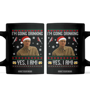 Charlie Hunnam Ed Gein Ugly Christmas Coffee Mug Monster Movie I'm Going Drinking TS10 Black Print Your Wear