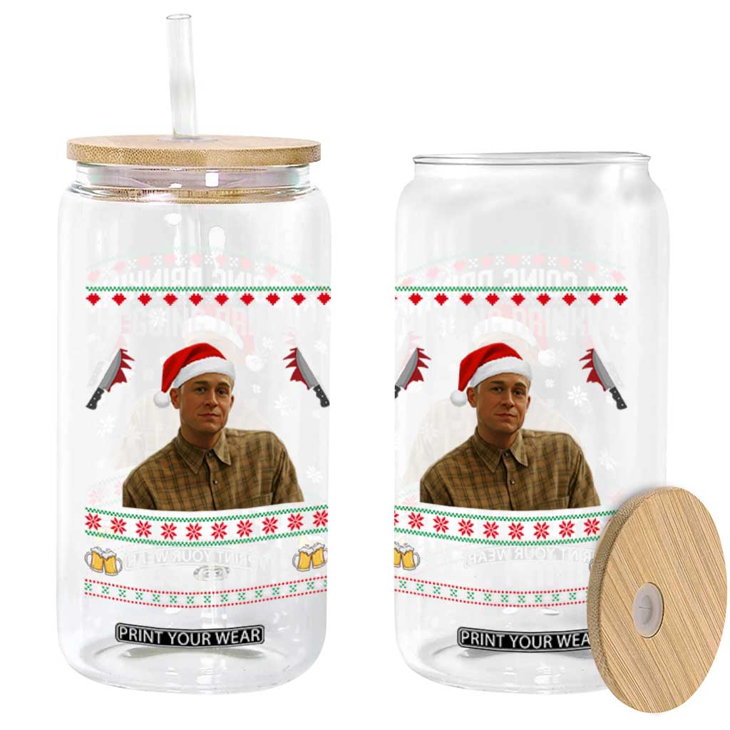 Charlie Hunnam Ed Gein Ugly Christmas Glass Can Monster Movie I'm Going Drinking TS10 Print Your Wear
