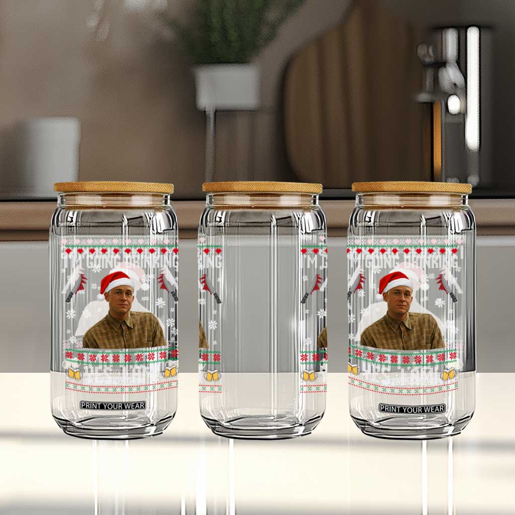 Charlie Hunnam Ed Gein Ugly Christmas Glass Can Monster Movie I'm Going Drinking TS10 Print Your Wear
