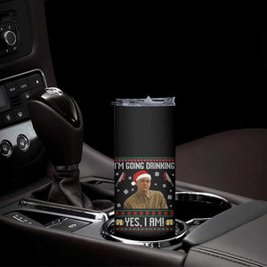 Charlie Hunnam Ed Gein Ugly Christmas Skinny Tumbler Monster Movie I'm Going Drinking TS10 Print Your Wear