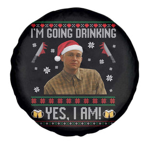 Charlie Hunnam Ed Gein Ugly Christmas Spare Tire Cover Monster Movie I'm Going Drinking TS10 Print Your Wear