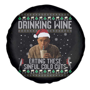 Charlie Hunnam Ed Gein Ugly Christmas Spare Tire Cover Funny Drinking Wine Eating These Sinful Cold Cuts TS10 Print Your Wear