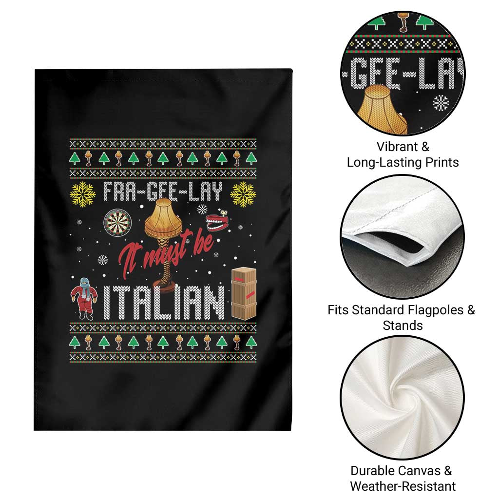Leg Lamp Christmas Garden Flag Funny Ugly Xmas Fra Gee Lay TS10 Print Your Wear