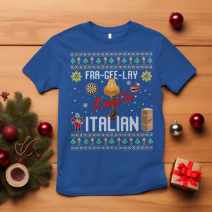 Leg Lamp Christmas T Shirt Funny Ugly Xmas Fra Gee Lay TS10 Royal Blue Print Your Wear