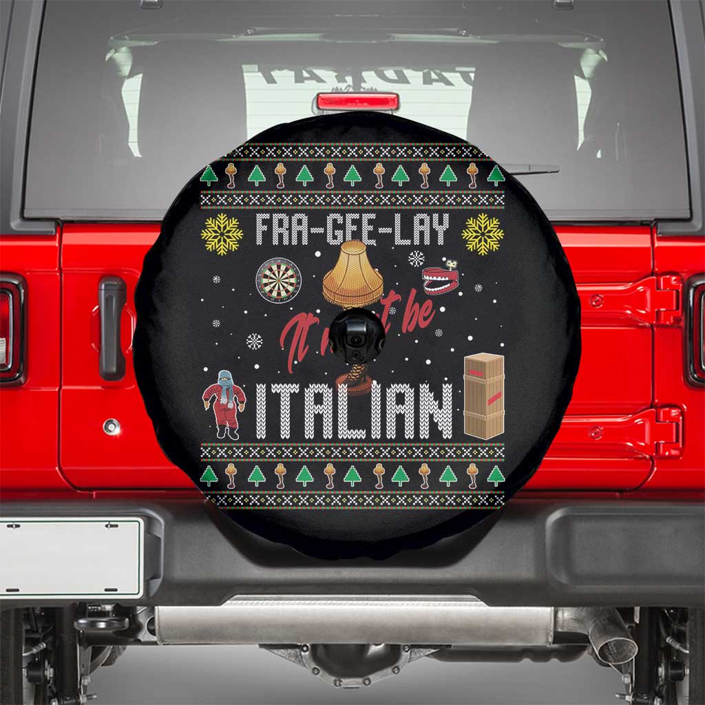 Leg Lamp Christmas Spare Tire Cover Funny Ugly Xmas Fra Gee Lay TS10 Black Print Your Wear