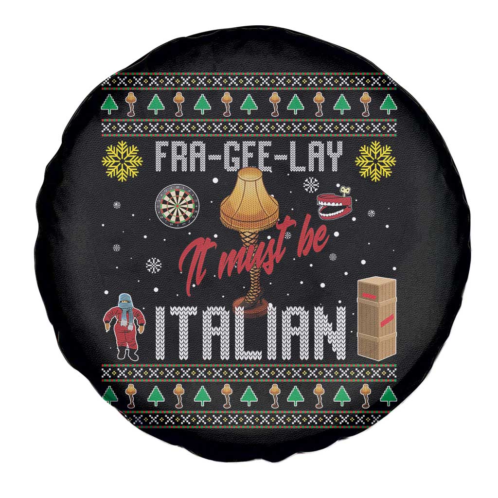 Leg Lamp Christmas Spare Tire Cover Funny Ugly Xmas Fra Gee Lay TS10 Print Your Wear
