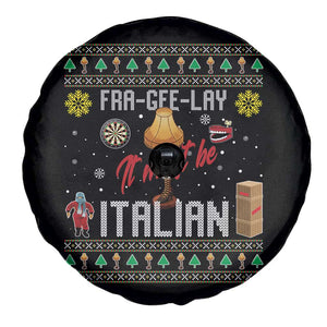 Leg Lamp Christmas Spare Tire Cover Funny Ugly Xmas Fra Gee Lay TS10 Print Your Wear
