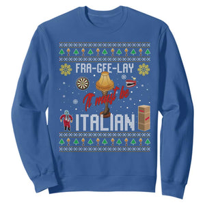 Leg Lamp Christmas Sweatshirt Funny Ugly Xmas Fra Gee Lay TS10 Royal Blue Print Your Wear