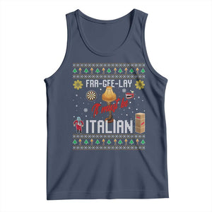 Leg Lamp Christmas Tank Top Funny Ugly Xmas Fra Gee Lay TS10 Navy Print Your Wear