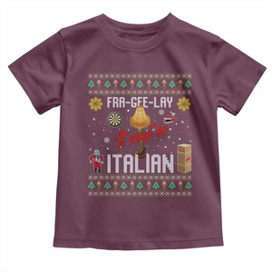 Leg Lamp Christmas Toddler T Shirt Funny Ugly Xmas Fra Gee Lay TS10 Maroon Print Your Wear