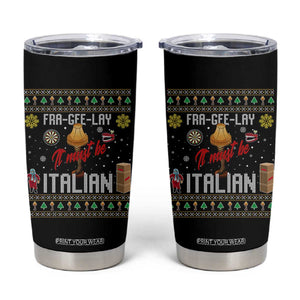 Leg Lamp Christmas Tumbler Cup Funny Ugly Xmas Fra Gee Lay TS10 Black Print Your Wear