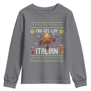 Leg Lamp Christmas Youth Sweatshirt Funny Ugly Xmas Fra Gee Lay TS10 Charcoal Print Your Wear