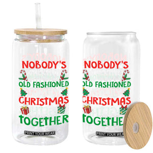 Christmas Family Vacation Glass Can Nobodys Walking Out On This Fun Old Family TS10 Print Your Wear
