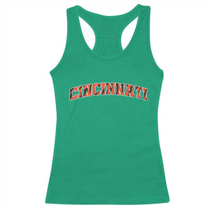 Vintage BFT Football Racerback Tank Top Retro Sports Style 80s 90s Cincy Cin City TS10 Irish Green Print Your Wear