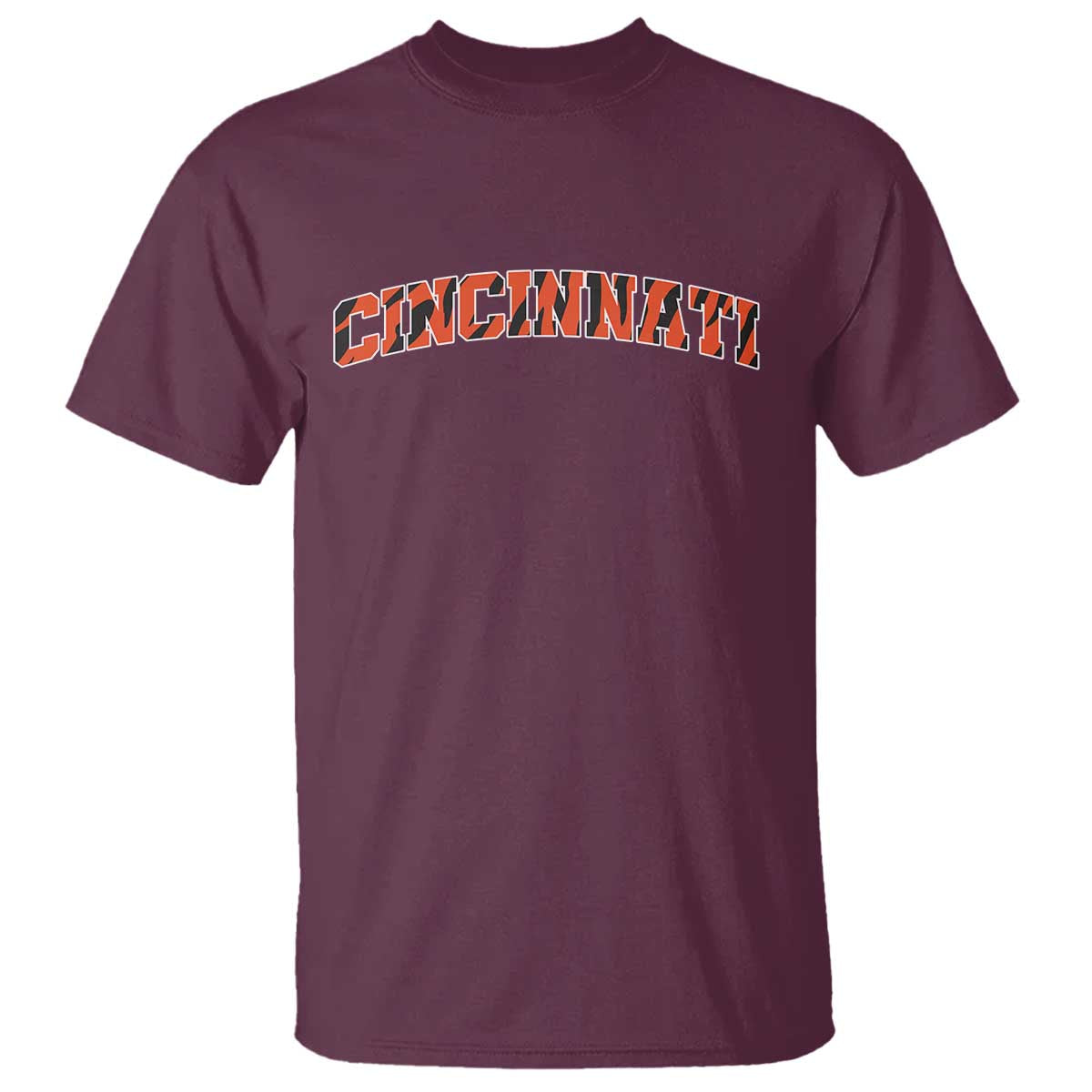 Vintage BFT Football T Shirt Retro Sports Style 80s 90s Cincy Cin City TS10 Maroon Print Your Wear