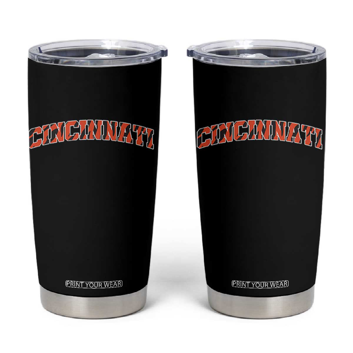 Vintage BFT Football Tumbler Cup Retro Sports Style 80s 90s Cincy Cin City TS10 Black Print Your Wear