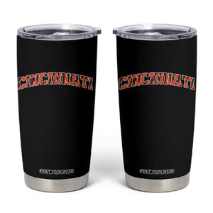 Vintage BFT Football Tumbler Cup Retro Sports Style 80s 90s Cincy Cin City TS10 Black Print Your Wear