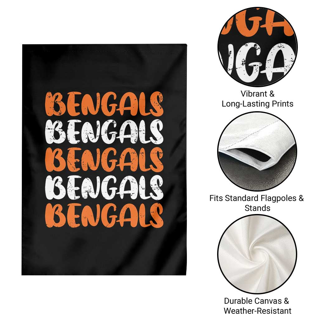 Vintage Bengal Garden Flag Retro Novelty 90s Style TS10 Print Your Wear