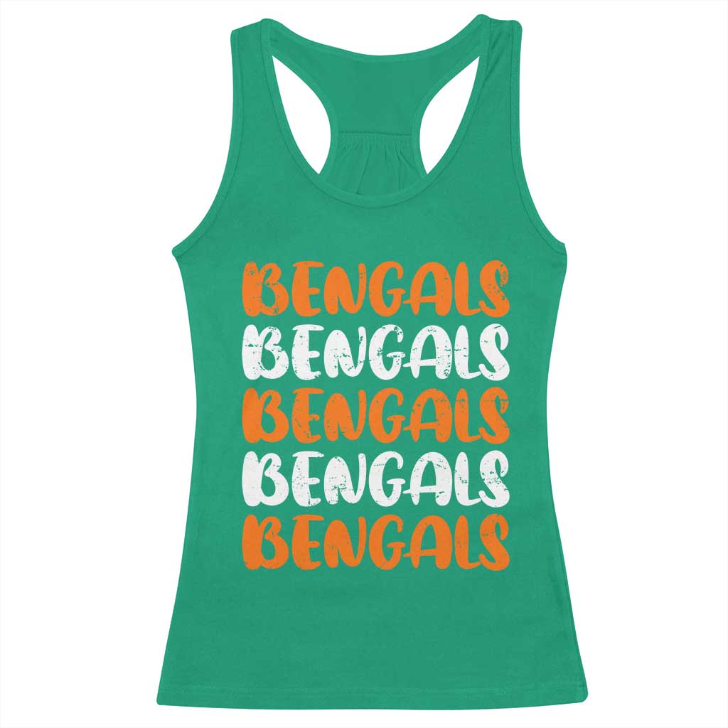 Vintage Bengal Racerback Tank Top Retro Novelty 90s Style TS10 Irish Green Print Your Wear