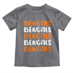 Vintage Bengal Toddler T Shirt Retro Novelty 90s Style TS10 Charcoal Print Your Wear