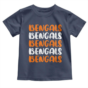 Vintage Bengal Toddler T Shirt Retro Novelty 90s Style TS10 Navy Print Your Wear