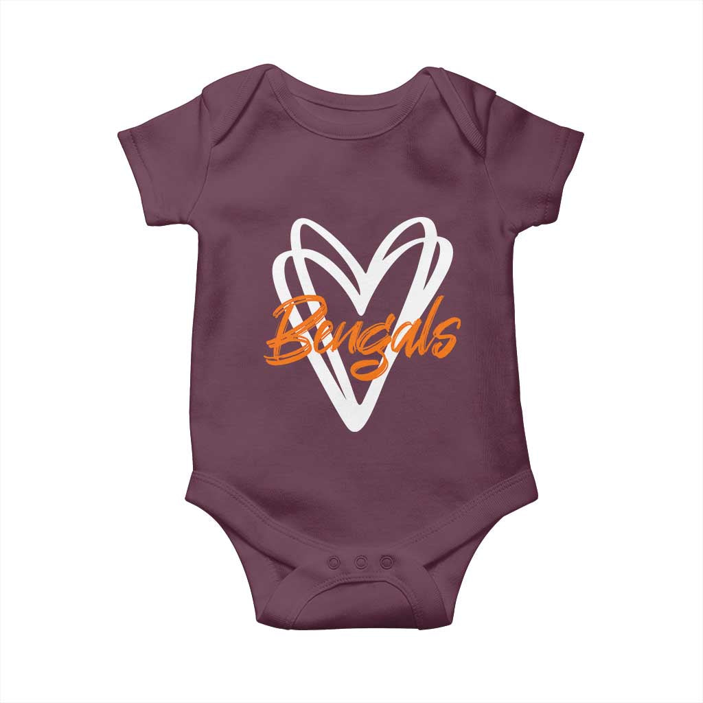 BFT Lovers Baby Onesie Inspirational Athletic Name Design Sports Fan TS10 Maroon Print Your Wear