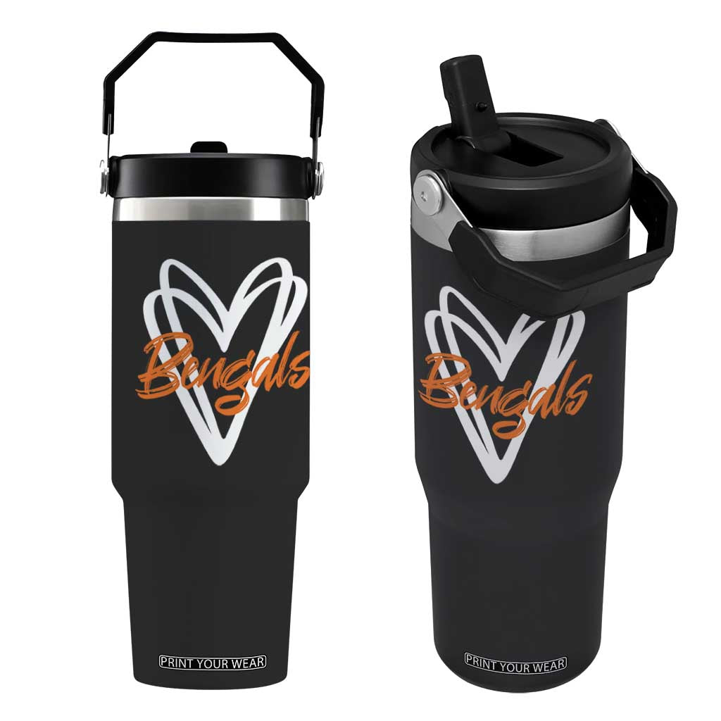 BFT Lovers Flip Straw Tumbler Inspirational Athletic Name Design Sports Fan TS10 One Size: 30 oz Black Print Your Wear