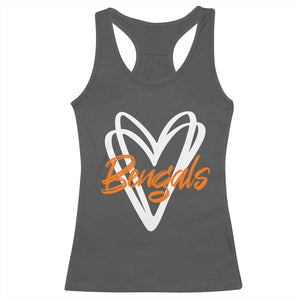 BFT Lovers Racerback Tank Top Inspirational Athletic Name Design Sports Fan TS10 Dark Heather Print Your Wear