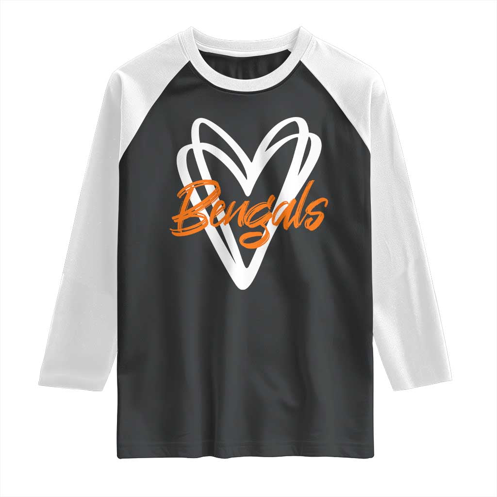 BFT Lovers Raglan Shirt Inspirational Athletic Name Design Sports Fan TS10 Black White Print Your Wear