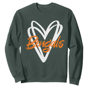 BFT Lovers Sweatshirt Inspirational Athletic Name Design Sports Fan TS10 Dark Forest Green Print Your Wear