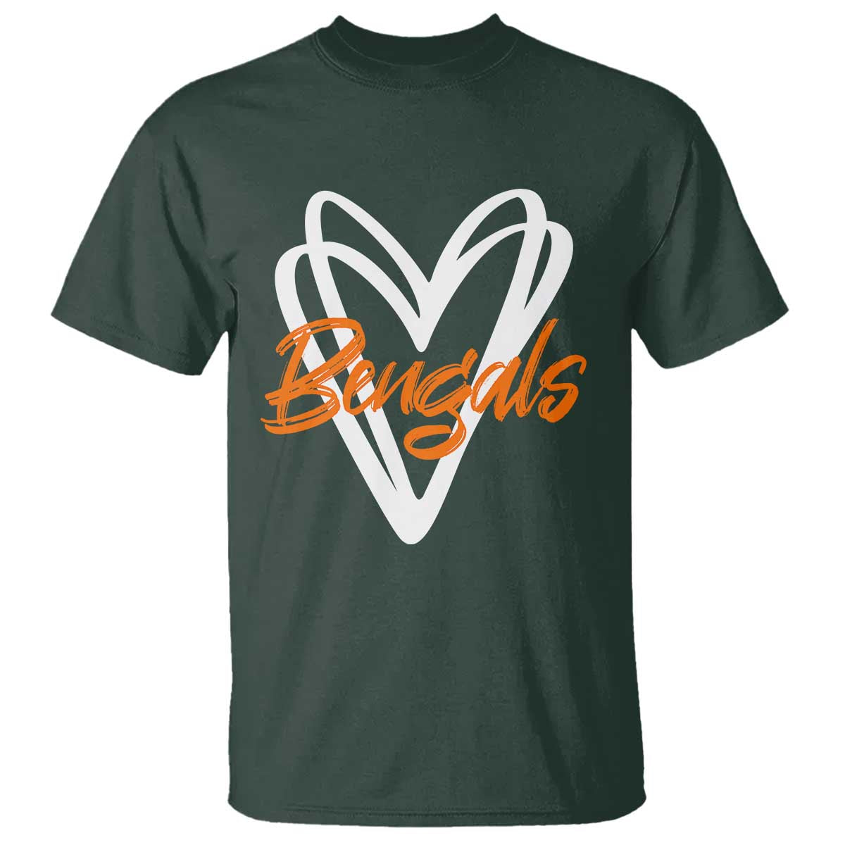 BFT Lovers T Shirt Inspirational Athletic Name Design Sports Fan TS10 Dark Forest Green Print Your Wear
