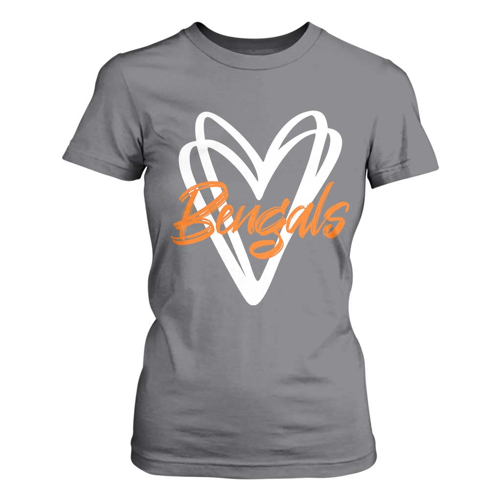 BFT Lovers T Shirt For Women Inspirational Athletic Name Design Sports Fan TS10 Charcoal Print Your Wear