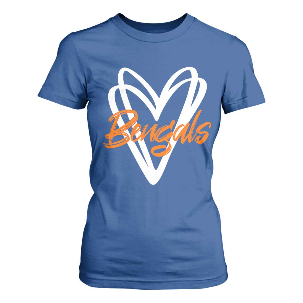 BFT Lovers T Shirt For Women Inspirational Athletic Name Design Sports Fan TS10 Royal Blue Print Your Wear