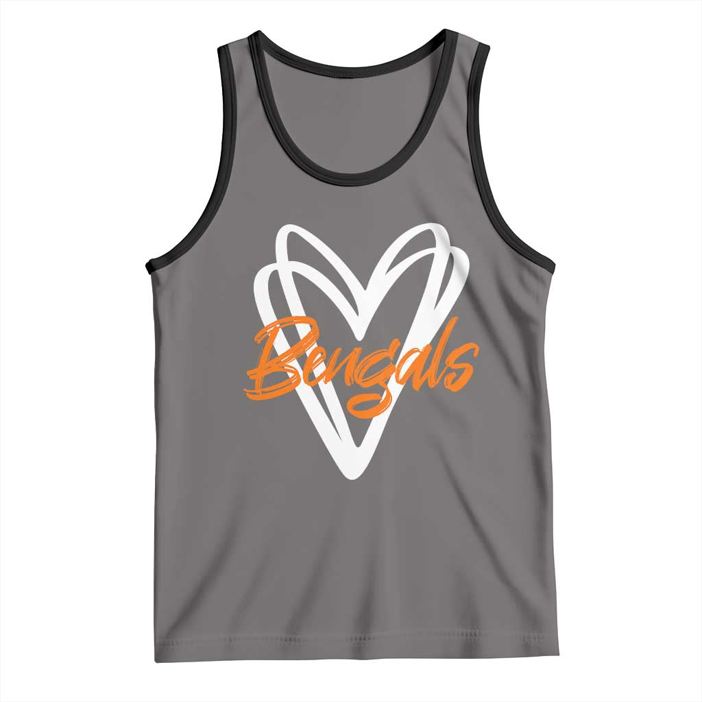 BFT Lovers Tank Top Inspirational Athletic Name Design Sports Fan TS10 Deep Heather Black Print Your Wear