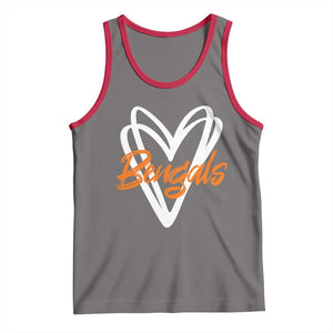 BFT Lovers Tank Top Inspirational Athletic Name Design Sports Fan TS10 Deep Heather Red Print Your Wear