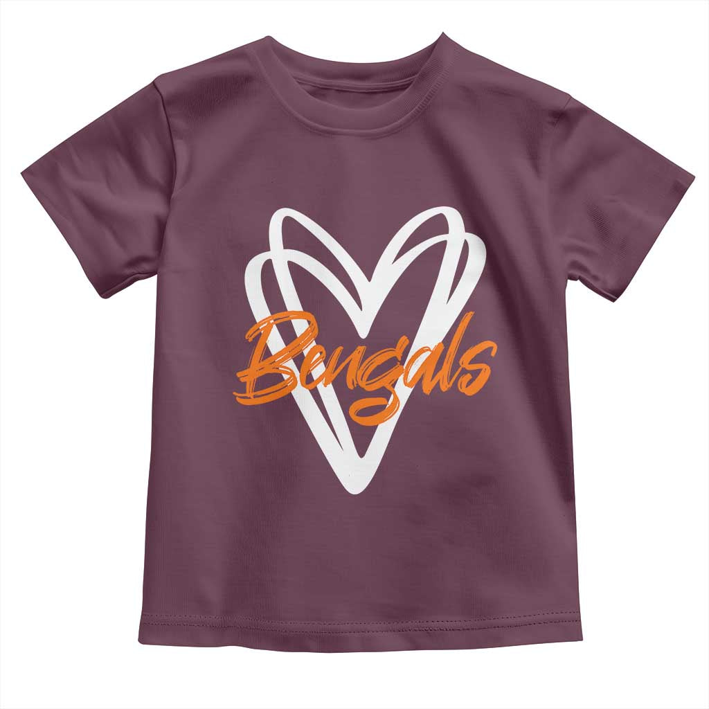 BFT Lovers Toddler T Shirt Inspirational Athletic Name Design Sports Fan TS10 Maroon Print Your Wear