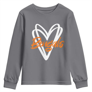 BFT Lovers Youth Sweatshirt Inspirational Athletic Name Design Sports Fan TS10 Charcoal Print Your Wear