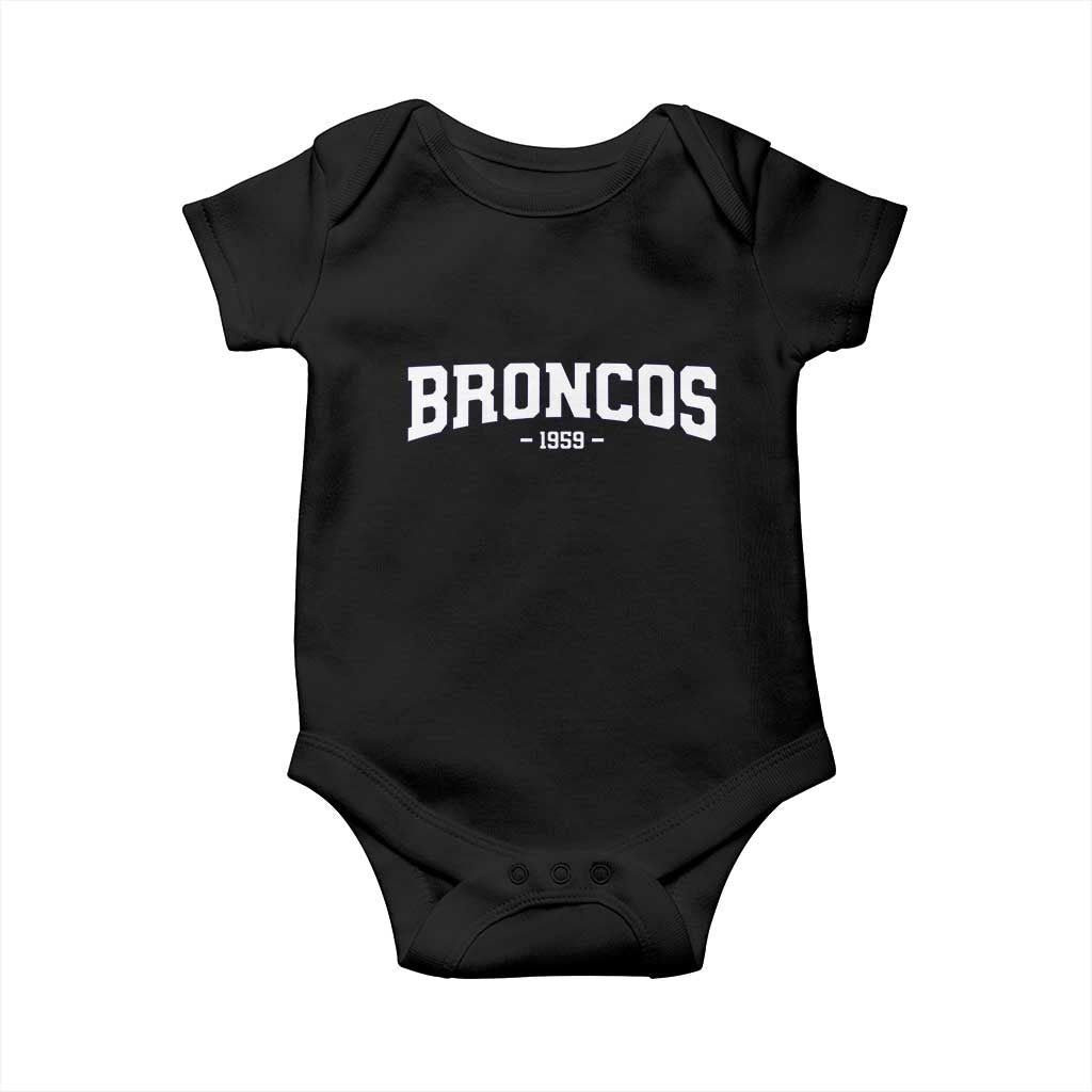 Vintage DFB Baby Onesie Classic Game Day Print Retro Varsity Football TS10 Black Print Your Wear