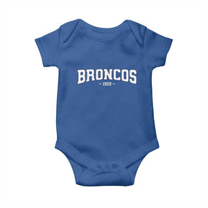 Vintage DFB Baby Onesie Classic Game Day Print Retro Varsity Football TS10 Royal Blue Print Your Wear