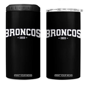 Vintage DFB 4 in 1 Can Cooler Tumbler Classic Game Day Print Retro Varsity Football TS10 One Size: 16 oz Black Print Your Wear