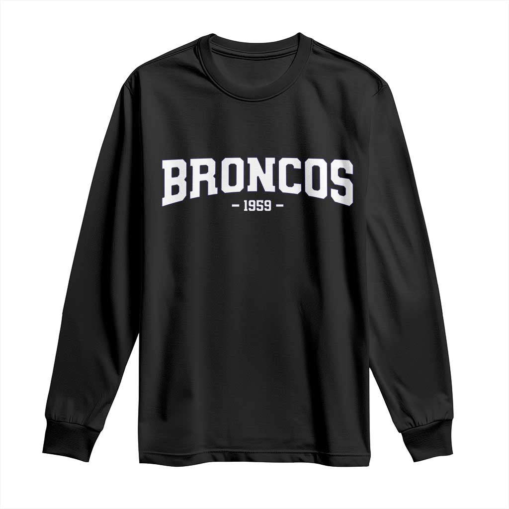 Vintage DFB Long Sleeve Shirt Classic Game Day Print Retro Varsity Football TS10 Black Print Your Wear