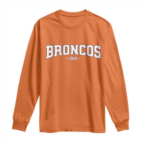 Vintage DFB Long Sleeve Shirt Classic Game Day Print Retro Varsity Football TS10 Orange Print Your Wear