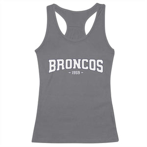 Vintage DFB Racerback Tank Top Classic Game Day Print Retro Varsity Football TS10 Charcoal Print Your Wear