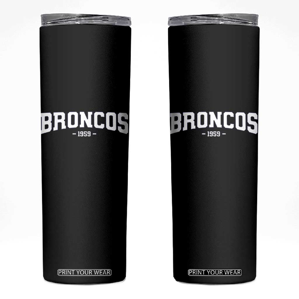 Vintage DFB Skinny Tumbler Classic Game Day Print Retro Varsity Football TS10 Black Print Your Wear