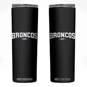 Vintage DFB Skinny Tumbler Classic Game Day Print Retro Varsity Football TS10 Black Print Your Wear