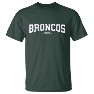 Vintage DFB T Shirt Classic Game Day Print Retro Varsity Football TS10 Dark Forest Green Print Your Wear